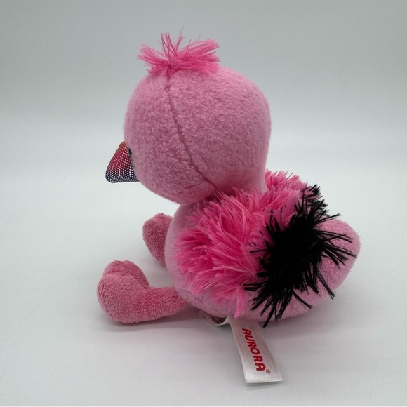 Pink Stuffed Animal Toy with Rainbow Beak - Picture 2 of 7